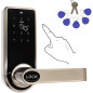 ETEKJOY 3-in-1 Digital Door Lock: Keypad, RFID, & Key Access - Secure Your Home Today! ETEKJOY 3-in-1 Digital Door Lock: Keypad, RFID, & Key Access - Secure Your Home Today!