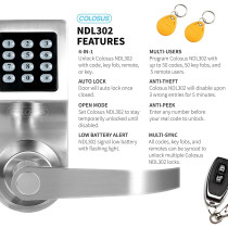 COLOSUS NDL302, total security
