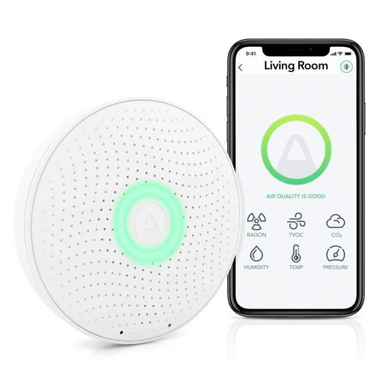 Airthings Wave Plus, the air purifier