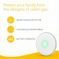 Airthings Wave 2 : Détecteur de Radon Intelligent, Température & Humidité - Protégez Votre Intérieur! Airthings Wave 2 : Détecteur de Radon Intelligent, Température & Humidité - Protégez Votre Intérieur!