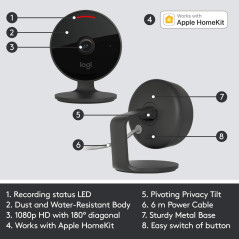 Logitech Circle View, the home security camera