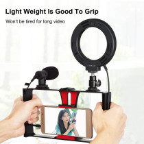 PULUZ Smartphone Video Kit: Pro Audio & Lighting for Mobile Filmmaking!