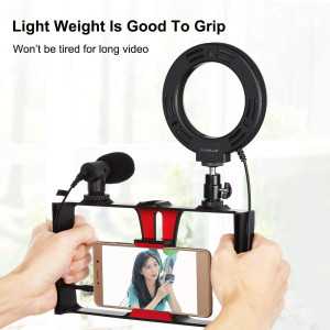 Kit Vidéo Smartphone PULUZ: Créez des Vidéos Pro Facilement! Lumière LED, Micro, Trépied