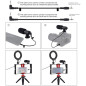 Kit Vidéo Smartphone PULUZ: Créez des Vidéos Pro Facilement! Lumière LED, Micro, Trépied
