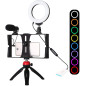 PULUZ Smartphone Video Kit: Pro Audio & Lighting for Mobile Filmmaking! PULUZ Smartphone Video Kit: Pro Audio & Lighting for Mobile Filmmaking!
