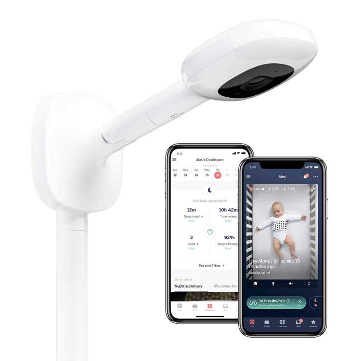 Nanit Pro : Moniteur Bébé HD avec Suivi Respiratoire - Veillez sur Bébé en Toute Sécurité!