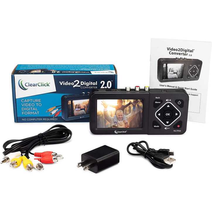 ClearClick Video2Digital 2.0 : Numérisez Vos VHS et Cassettes Facilement ! ClearClick Video2Digital 2.0 : Numérisez Vos VHS et Cassettes Facilement !