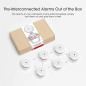X-Sense Wireless Interlinked Smoke Alarm System - 6 Pack: Whole-Home Protection, 10-Year Sensor X-Sense Wireless Interlinked Smoke Alarm System - 6 Pack: Whole-Home Protection, 10-Year Sensor
