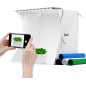 Zecti Portable Photo Studio Kit: LED Light Box with 4 Backdrops - Perfect for Product Photography! Zecti Portable Photo Studio Kit: LED Light Box with 4 Backdrops - Perfect for Product Photography!