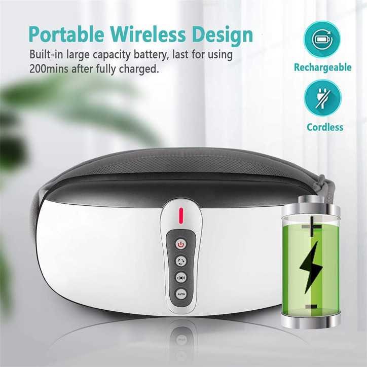 Rilassa Wireless Slimming Belt: Heat & Vibration Massager for Body Sculpting Rilassa Wireless Slimming Belt: Heat & Vibration Massager for Body Sculpting
