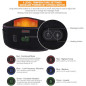 Back Pain Relief Heating Pad with Massage: Cordless, Customizable Heat & Vibration