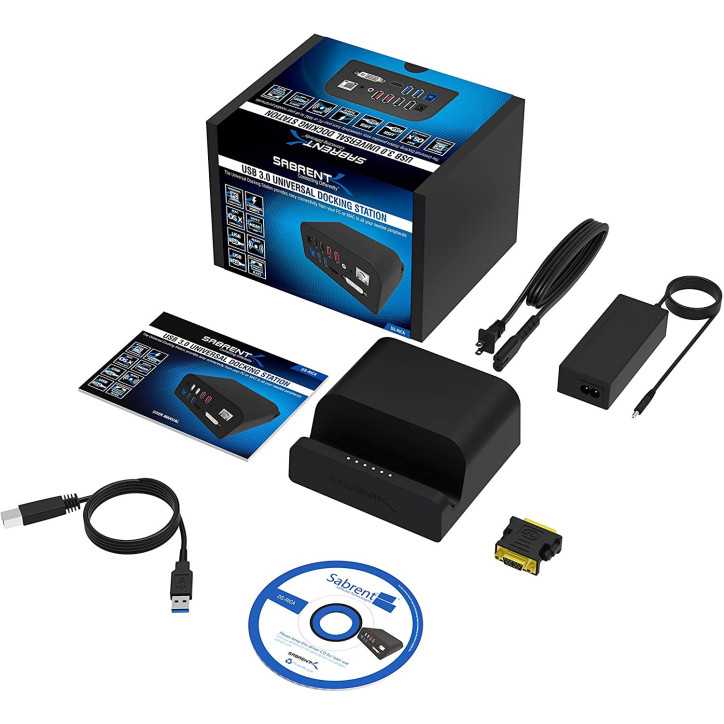 Sabrent Universal Docking Station: Boost Your Productivity with Multi-Display Support & Fast Charging! Sabrent Universal Docking Station: Boost Your Productivity with Multi-Display Support & Fast Charging!
