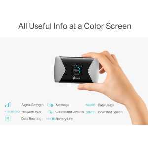 TP-Link 4G+ LTE Mobile WiFi: 600Mbps, Connect 32 Devices, 15-Hour Battery - Perfect for Travel!