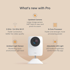 Miku Pro: Smart Baby Monitor - Contact-Free Breathing & Sleep Tracking with HD Video