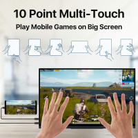 Cocopar UltraSharp 4K Portable Touchscreen Monitor: Stunning HDR, Auto-Rotate, Perfect for Work & Play!