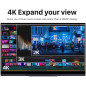 Cocopar UltraSharp 4K: Écran Portable 15.6 HDR Tactile Rotatif - Image Immersive & Productivité Mobile!