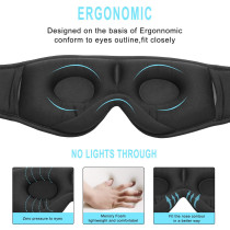 COLIFRSC Bluetooth Sleep Mask: Music, Blackout, & Comfort for Perfect Sleep