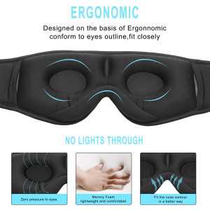 Masque de Sommeil Bluetooth COLIFRSC : Musique, Confort et Relaxation Ultime pour des Nuits Paisibles