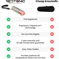 RedTonic LED : Soulagement Douleur & Récupération Musculaire - Thérapie par Lumière Rouge Avancée