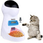 Distributeur Automatique Iseebiz 3L: Nourriture Programmée et Voix Personnalisée pour Chat et Chien