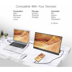 SideTrak Solo 15.8", the 15.8" side monitor
