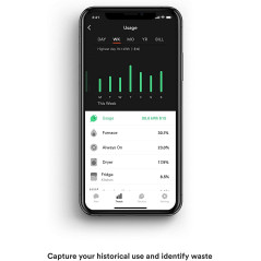 Sense Energy Monitor: Suivez Votre Consommation, Économisez Gros! Contrôle en Temps Réel sur iOS, Android & Alexa