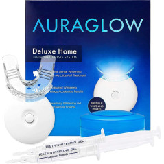AuraGlow Deluxe Home, the teeth whitening system