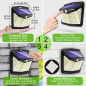 Lampe Solaire de Sécurité LED Claoner : Éclairage Extérieur Sans Fil, Détection de Mouvement & Étanchéité Lampe Solaire de Sécurité LED Claoner : Éclairage Extérieur Sans Fil, Détection de Mouvement & Étanchéité