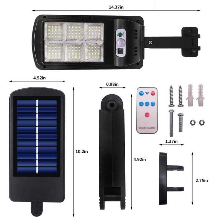 Ltybri Solar Security Lights: 96-LED Motion Sensor Outdoor Flood Light with Remote - Weatherproof & Bright! Ltybri Solar Security Lights: 96-LED Motion Sensor Outdoor Flood Light with Remote - Weatherproof & Bright!