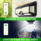 TBI Pro RaLights: Super Bright 2500lm Solar Security Lights with Motion Sensor - Illuminate Your Home!