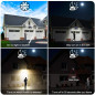 AmeriTop 800LM Solar Security Lights: 270° Wide-Angle Motion Sensor - Protect Your Home!