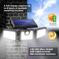 AmeriTop Lumière Solaire 800LM: Sécurité Optimale avec Détecteur de Mouvement 270°! AmeriTop Lumière Solaire 800LM: Sécurité Optimale avec Détecteur de Mouvement 270°!