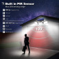 AmeriTop 800LM Solar Security Lights: 270° Wide-Angle Motion Sensor - Protect Your Home!