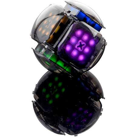 eX-Mars AI Robot Cube: Self-Scrambling Smart Cube with Timer - Solve it Like a Pro!