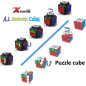 Cube IA eX-Mars: Robot Solveur Intelligent avec Auto-Mélange & Minuteur - Le Futur du Rubiks Cube!