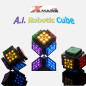 Cube IA eX-Mars: Robot Solveur Intelligent avec Auto-Mélange & Minuteur - Le Futur du Rubiks Cube!