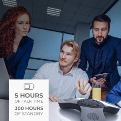 Skywin Wireless Conference Speaker - Crystal Clear Audio & Noise Cancellation for Seamless Meetings