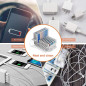 Alxum 120W Charging Station: Power Up 10 Devices at Once! Fast USB Charger Organizer