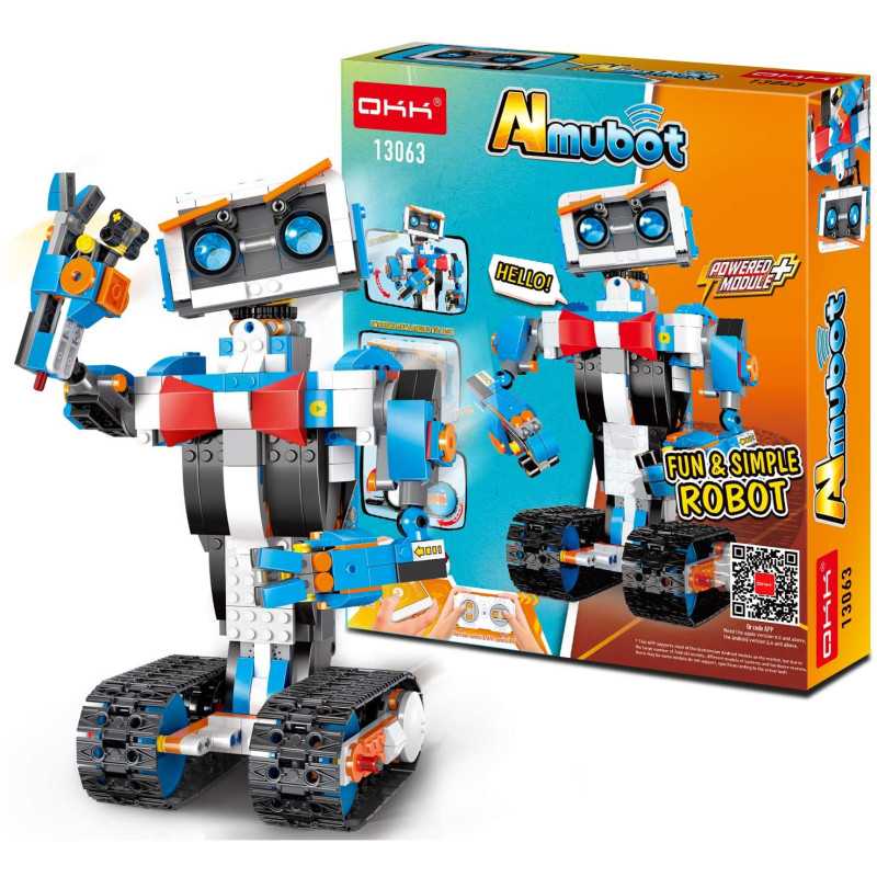 OKK, le robot interactif en bloc