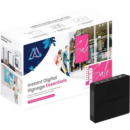 Mandoe, the advertising display box