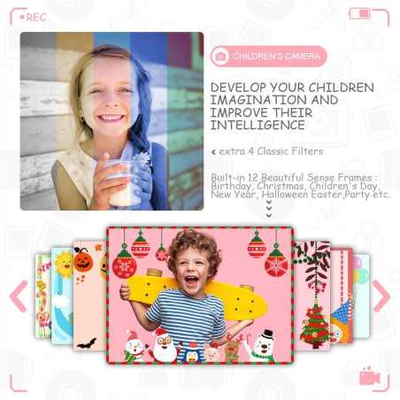 ITSHINY Appareil Photo Enfant HD: Capture les Sourires et Crée des Souvenirs!