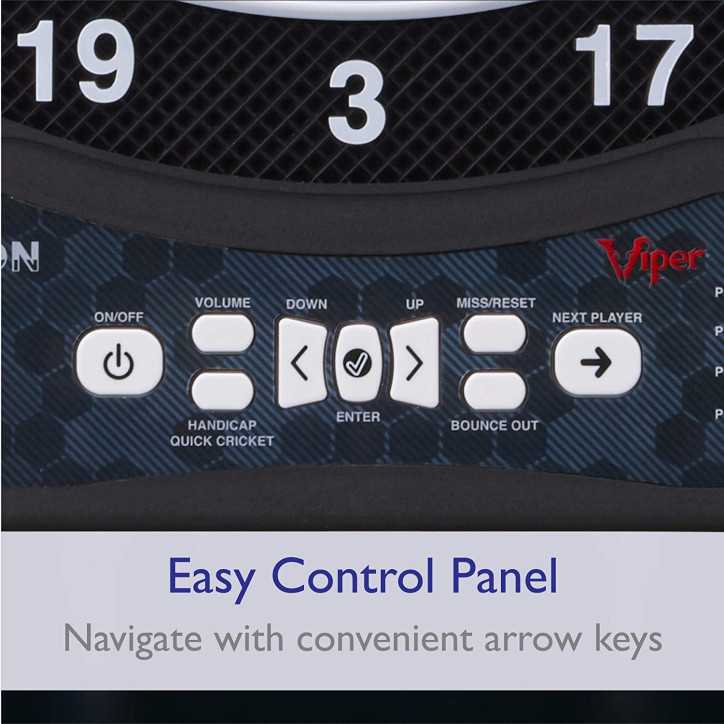 Viper Ion Electronic Dartboard: Light Up Your Game Night! 48 Games, Thin Spider Viper Ion Electronic Dartboard: Light Up Your Game Night! 48 Games, Thin Spider