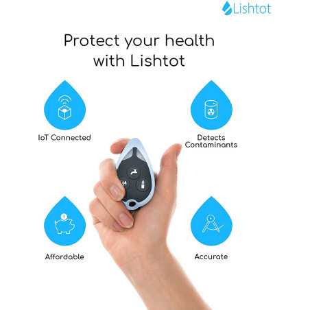 QuickCheck Lishtot: Testeur dEau Portable - Détecte 20+ Contaminants en 2 Secondes!