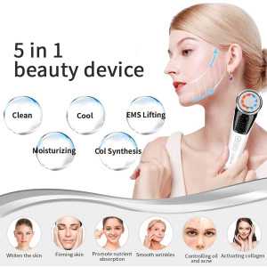 ANLAN Masseur Facial Avancé : Lifting EMS, Lumière Rouge/Bleue, Soin Chaud/Froid - Révélez Votre Jeunesse !