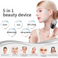ANLAN Masseur Facial Avancé : Lifting EMS, Lumière Rouge/Bleue, Soin Chaud/Froid - Révélez Votre Jeunesse !