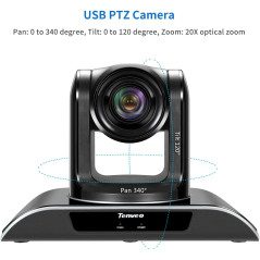 Tenveo VHD202U, the camera with a x20 zoom