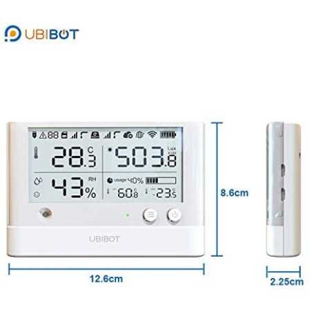 UbiBot WS1 Pro: Thermomètre Hygromètre Connecté - Surveillez Votre Environnement en Temps Réel!