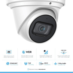 Amcrest 4K UltraHD Outdoor Security Camera: See Every Detail, Day or Night!