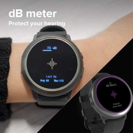 Soundbrenner Core: 4-in-1 Music Tool - Vibrating Metronome, Tuner, dB Meter & Smartwatch for Musicians