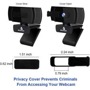 NexiGo FHD Webcam: Crystal-Clear Video, AutoFocus, & Noise-Canceling Mic for Perfect Streaming & Calls